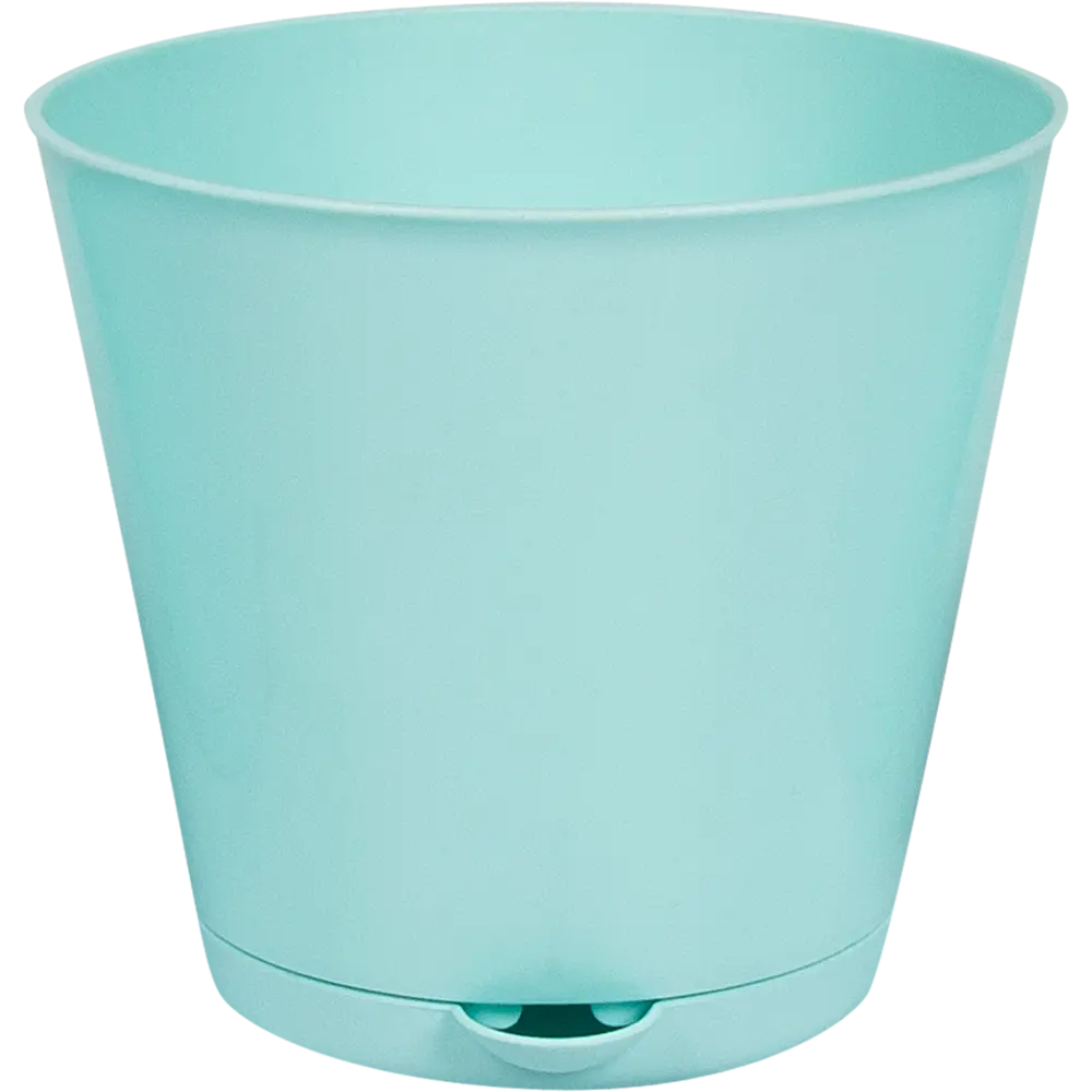 Горшок цветочный Ingreen Easy Grow ø12 h19 см v0.7 л пластик небесный 3 шт STLM-2074489