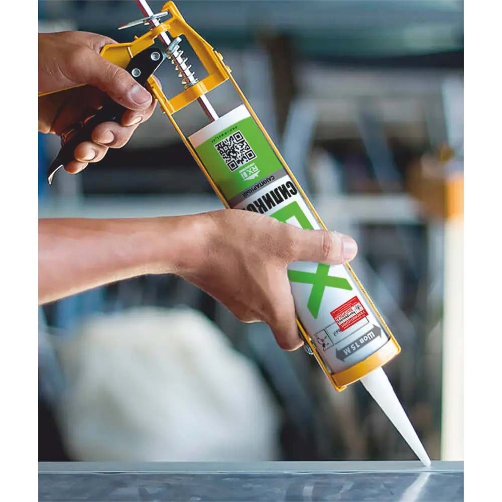 Герметик силиконовый Rx formula санитарный уксусный белый 280 мл STLM-2120006 - Вид №3