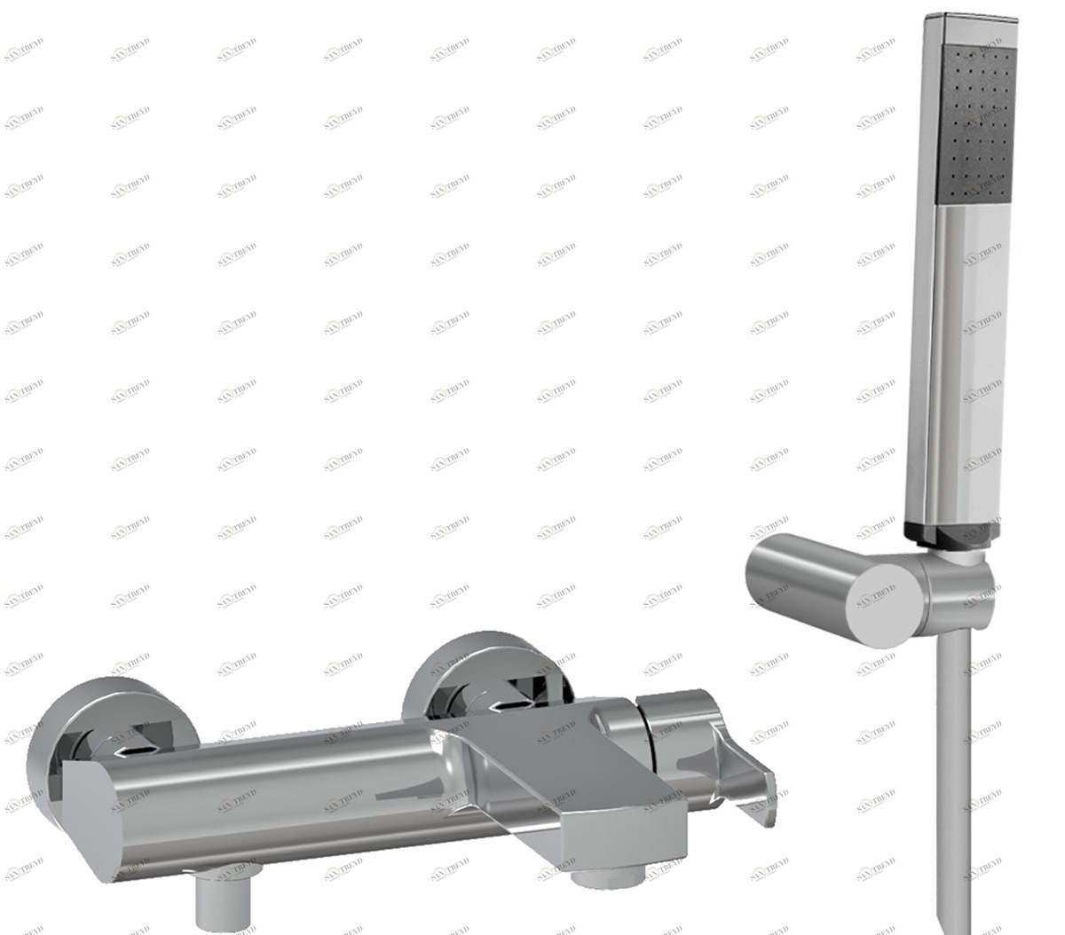 Смеситель для ванны и душа в комплекте с ручным душем CEZARES OVEST-VDM-01 