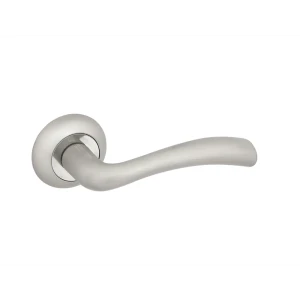 Дверные ручки Фабрика Замков A 113 PC, без запирания, комплект, цвет матовый хром