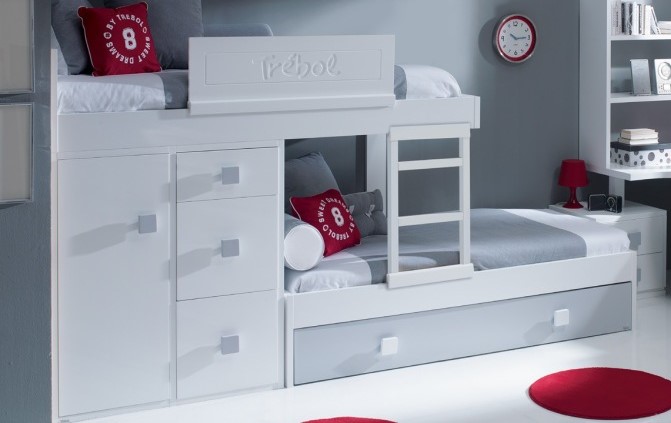 001104 Двухъярусная кровать Trebol Linea Santreyd - Вид №1