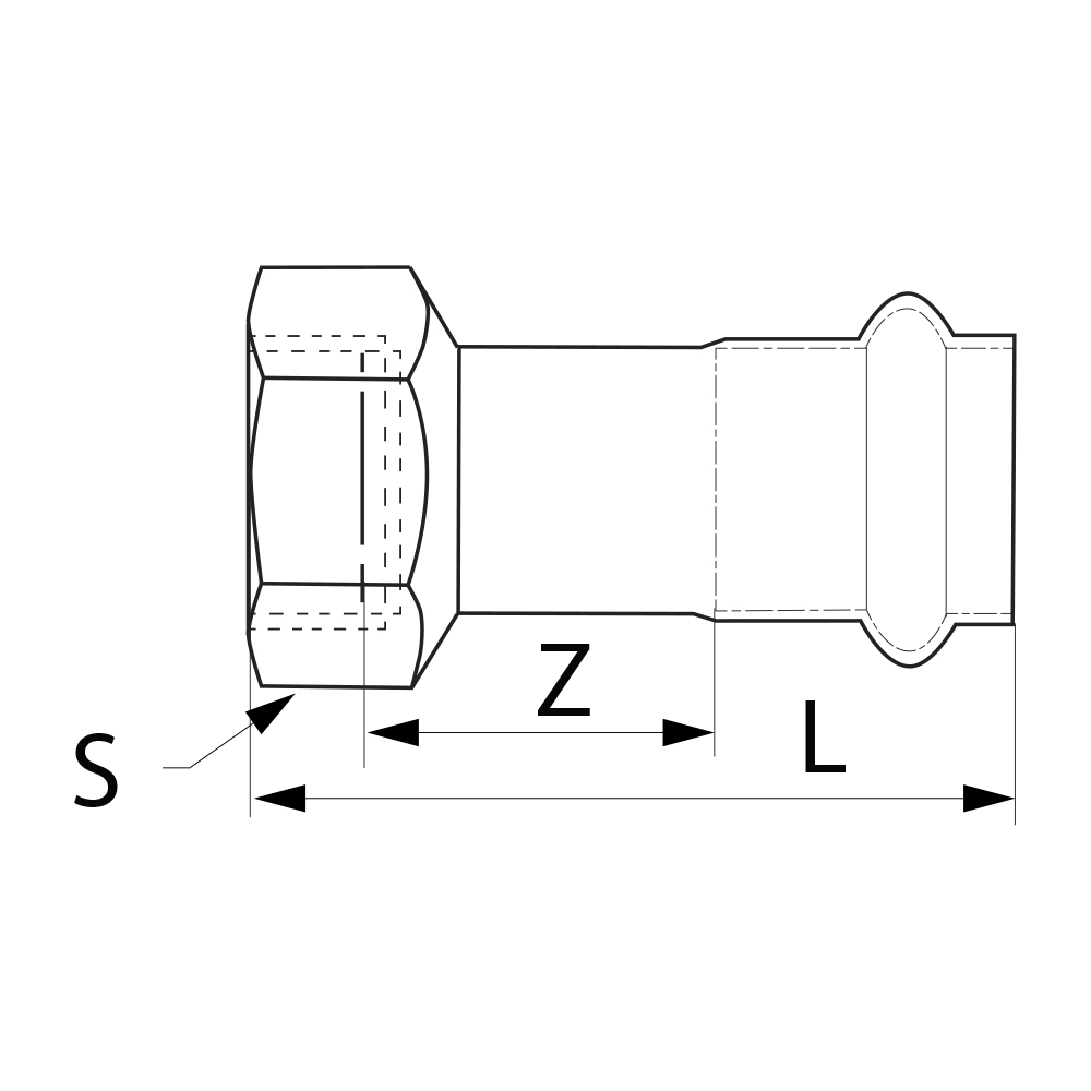 PS43550180600 Переходники Tece  - Вид №1