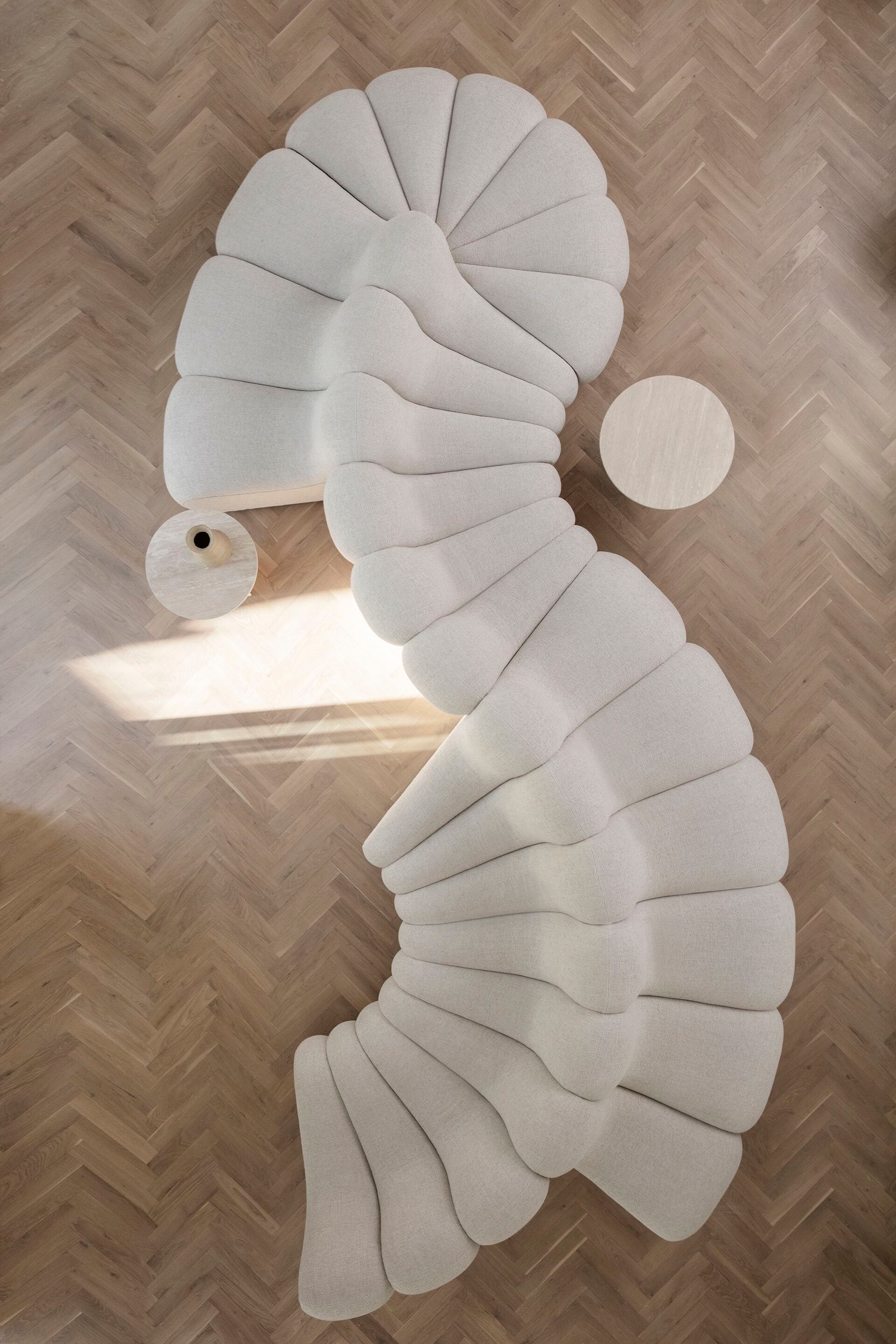 Модульный изогнутый двухсторонний диван из ткани NORR11 JAGGER LOUNGE ARCH-00079752 - Вид №4