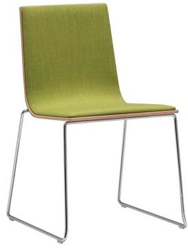 Andreu World Стул штабелируемый на санках из дуба Lineal Si0582 - Вид №15