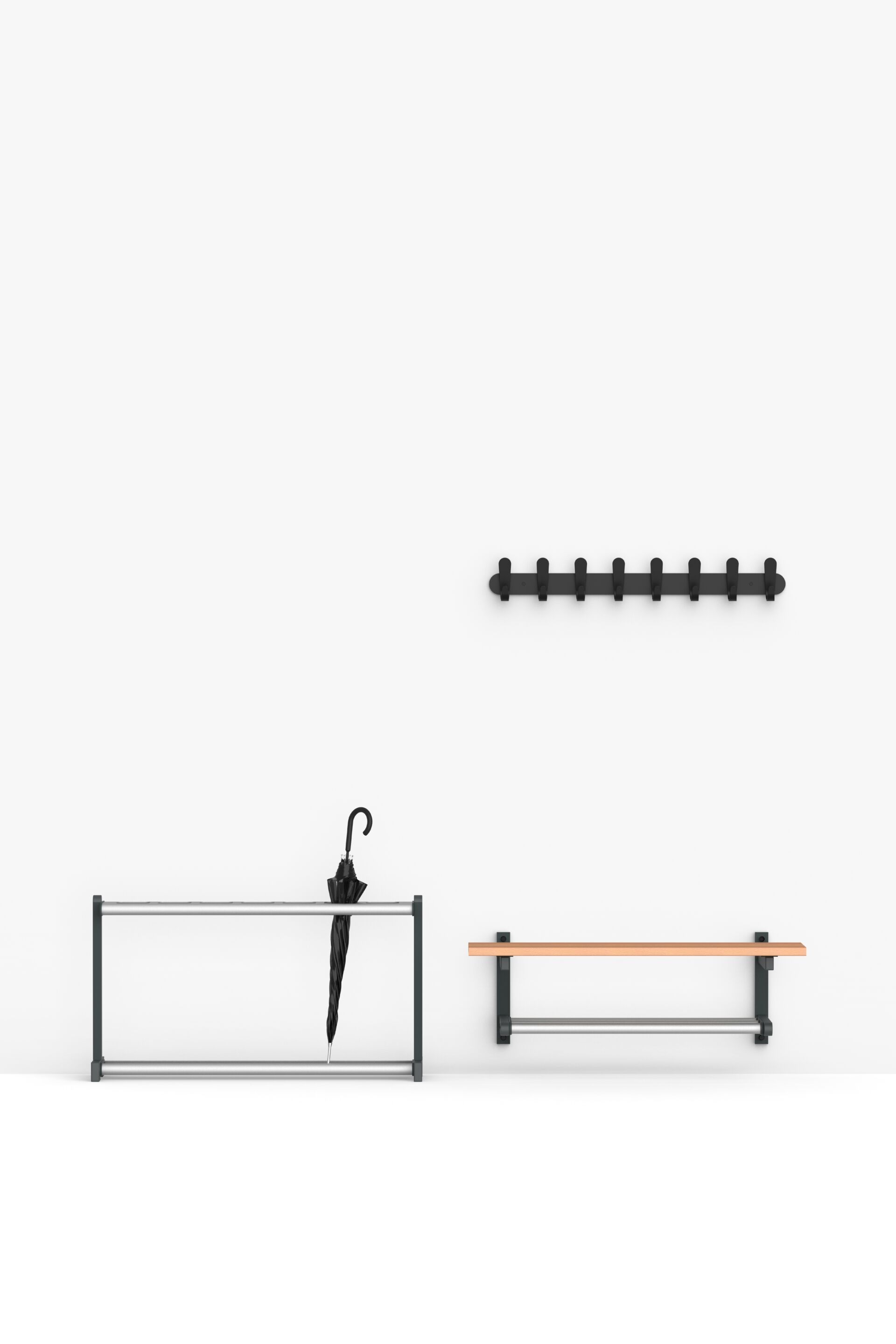 Порошковое покрытие стальной подвесной шкаф для обуви FUNCTIONALS Tertio ARCH-00077014 - Вид №3