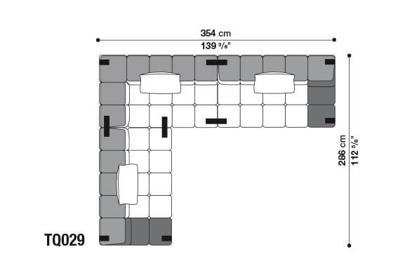 Модульный диван B&B Italia Tufty Time ARCH-00144354 - Вид №69