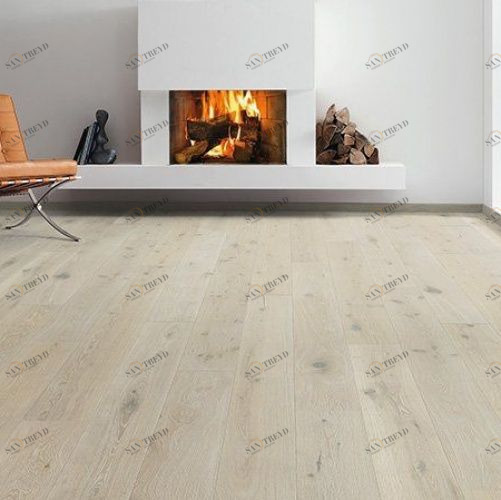 Паркетная доска Haro 4000 Series Top connect кремово-белый Саваж Дуб Кантри с брашью (Текстурированная) 2200х180 мм 529093