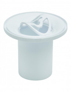 062300 001 05  Трубка водоотводящего желоба, Д. 90 мм, пластик Valentin Белый