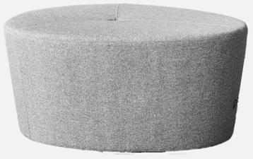 Grado Design Пуф из овальной ткани с обивкой Lotus sun-id-1393238 - Вид №1