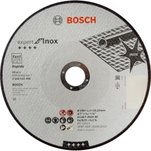 Диск отрезной по нержавеющей стали тип 41 Bosch Professional 2608603406 180x22.2x1.6 мм