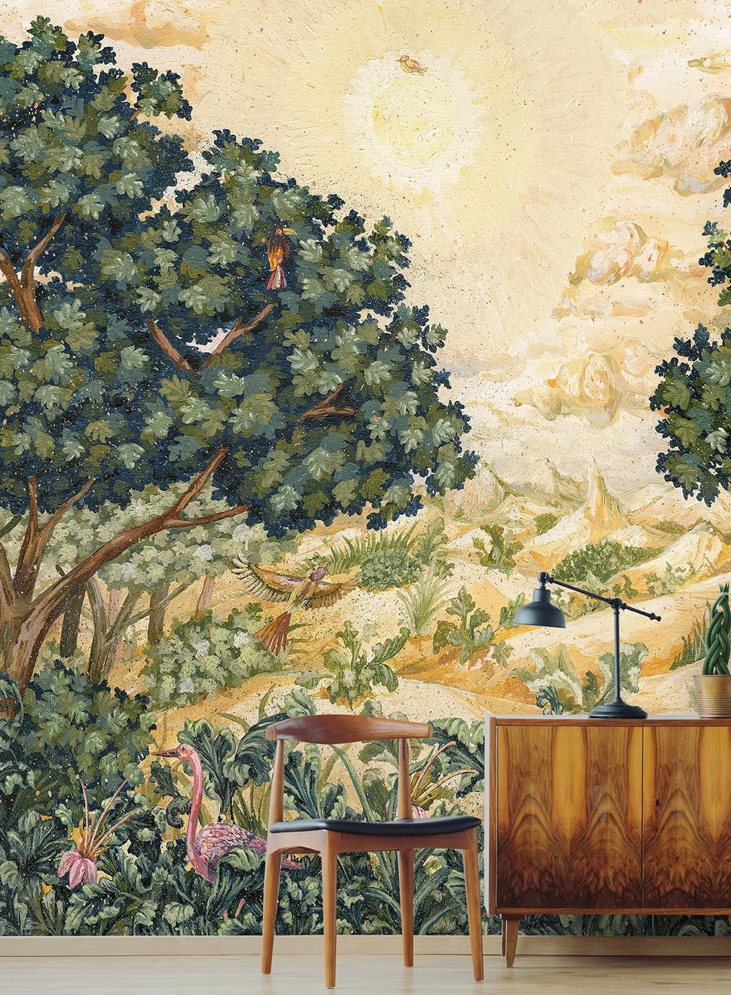 Тропические обои ПВХ бесплатно, ЭКО, моющиеся WallPepper Online SELECTION ARCH-00015269 - Вид №1