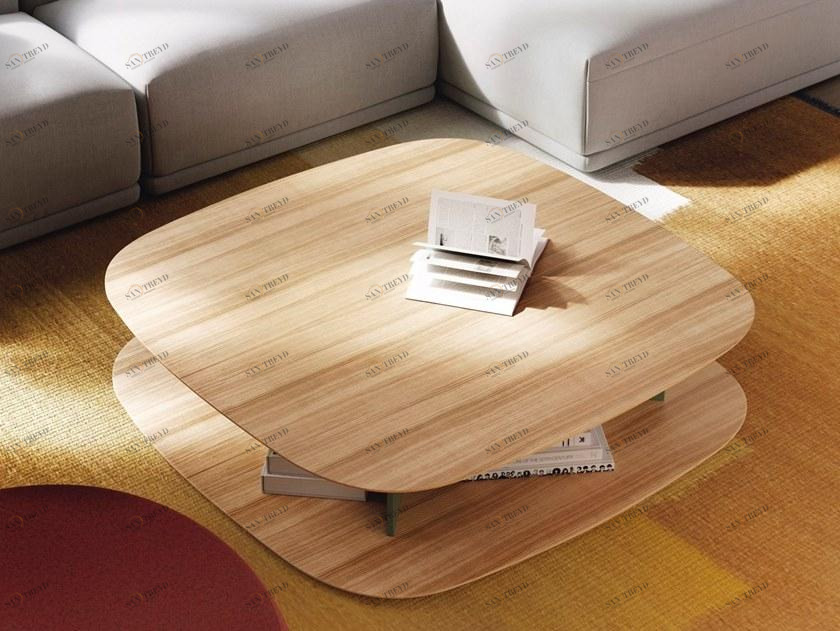 TREKU Квадратный деревянный журнальный столик Bita sun-id-1439298