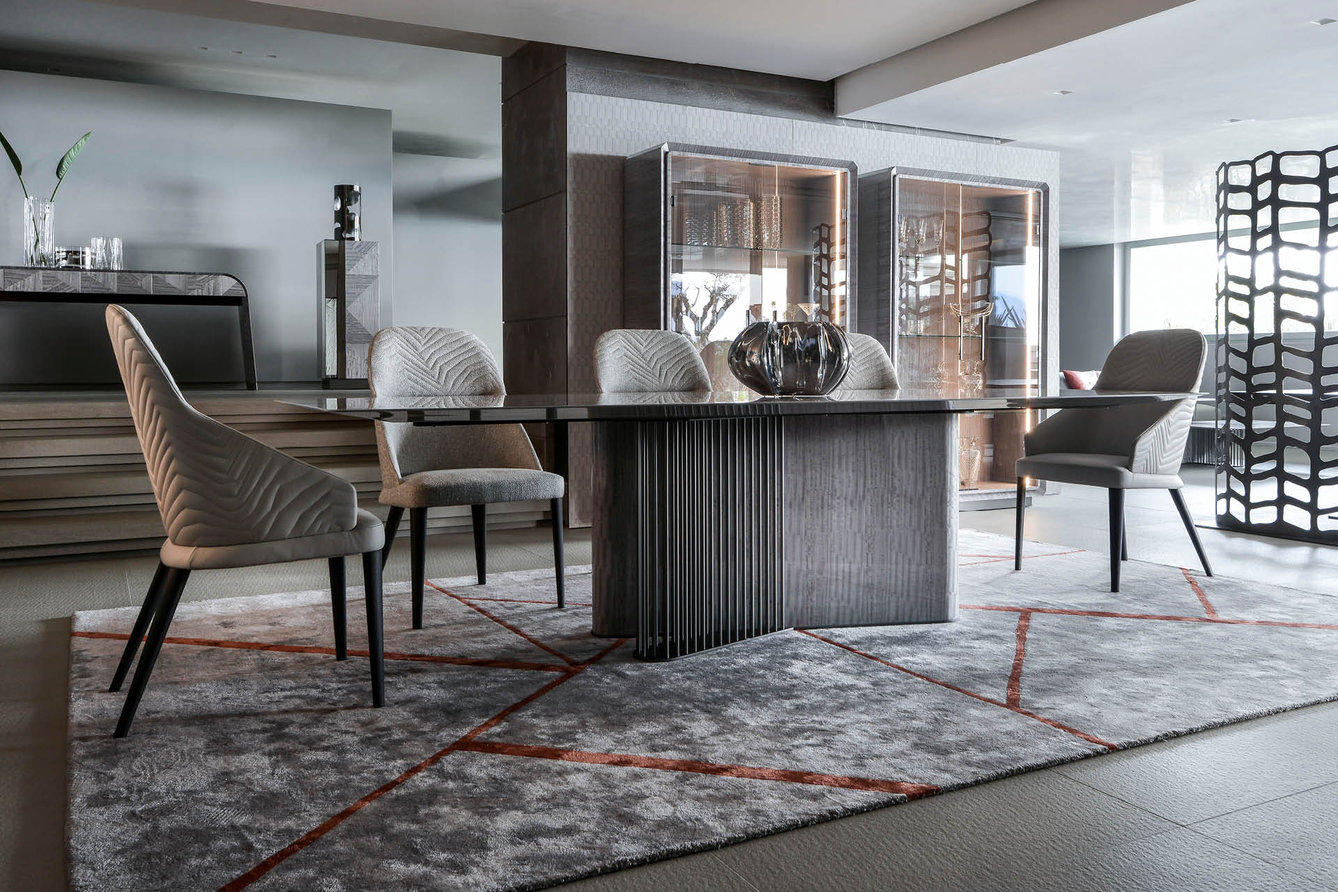 4882 Moonlight прямоугольный стол в форме лодки - giorgio collection - Вид №6