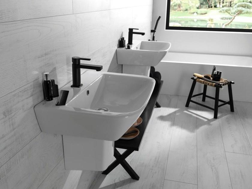 100130719 Подвесная раковина настенная овальная Noken Urban белая - Вид №3