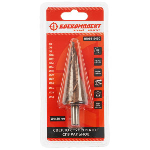 Сверло ступенчатое БОЕКОМПЛЕКТ B1055-S430 9158325
