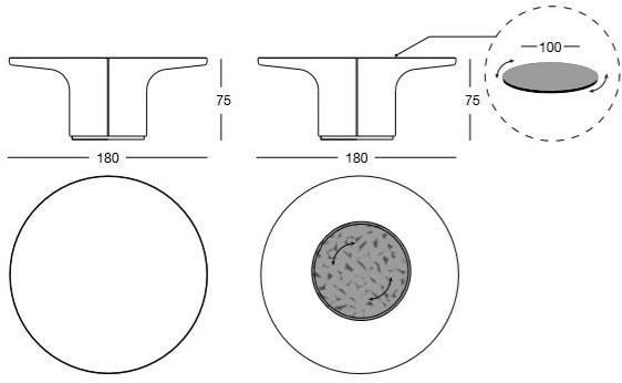 Longhi Круглый стол с ленивой сьюзан Loveluxe 2019 – rhythm collection sun-id-1435685 - Вид №9