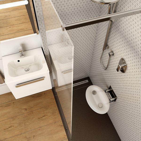 Универсальное сиденье для душа OVO-P-ORANGE/BLACK Ravak B8F0000044 - Вид №8