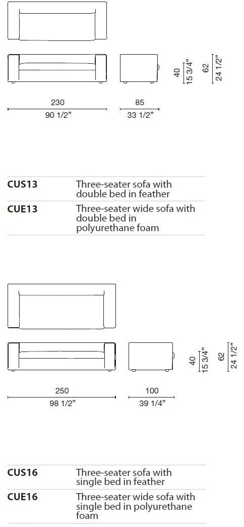Cappellini Диван-кровать со съемным чехлом sun-id-1428058 - Вид №3