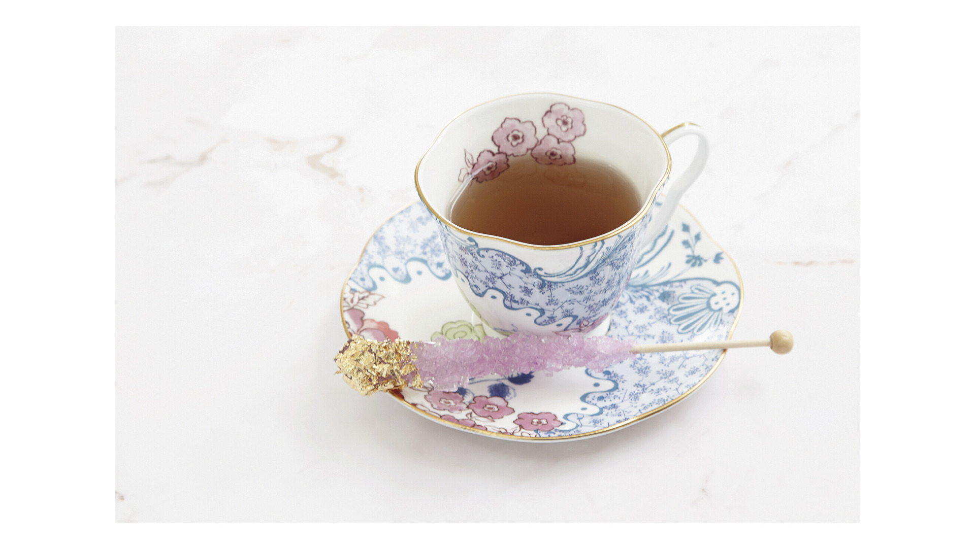 10671522 Wedgwood Чашка чайная с блюдцем Wedgwood Бабочки и цветы 180мл Фарфор костяной  - Вид №1