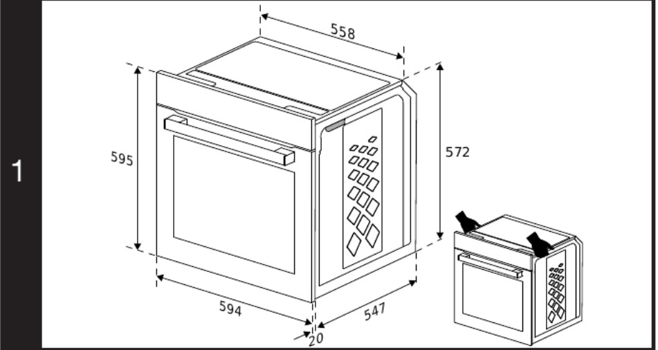 9106626 Электрический духовой шкаф Hotpoint FE8 1351 SH WHG белый STDN-0062974 - Вид №4