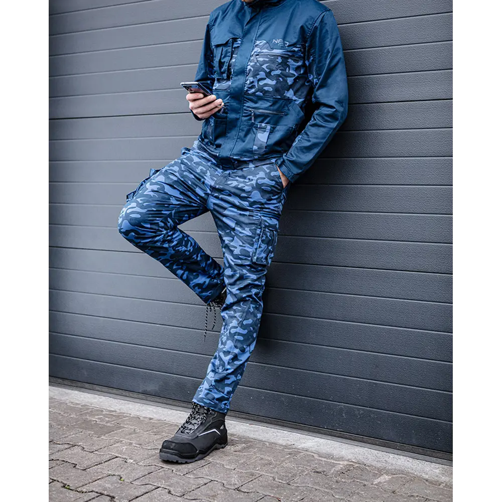 Толстовка рабочая Neo Tools Camo Navy цвет синий размер M/50 рост 178-181 см STLM-2053117 - Вид №8