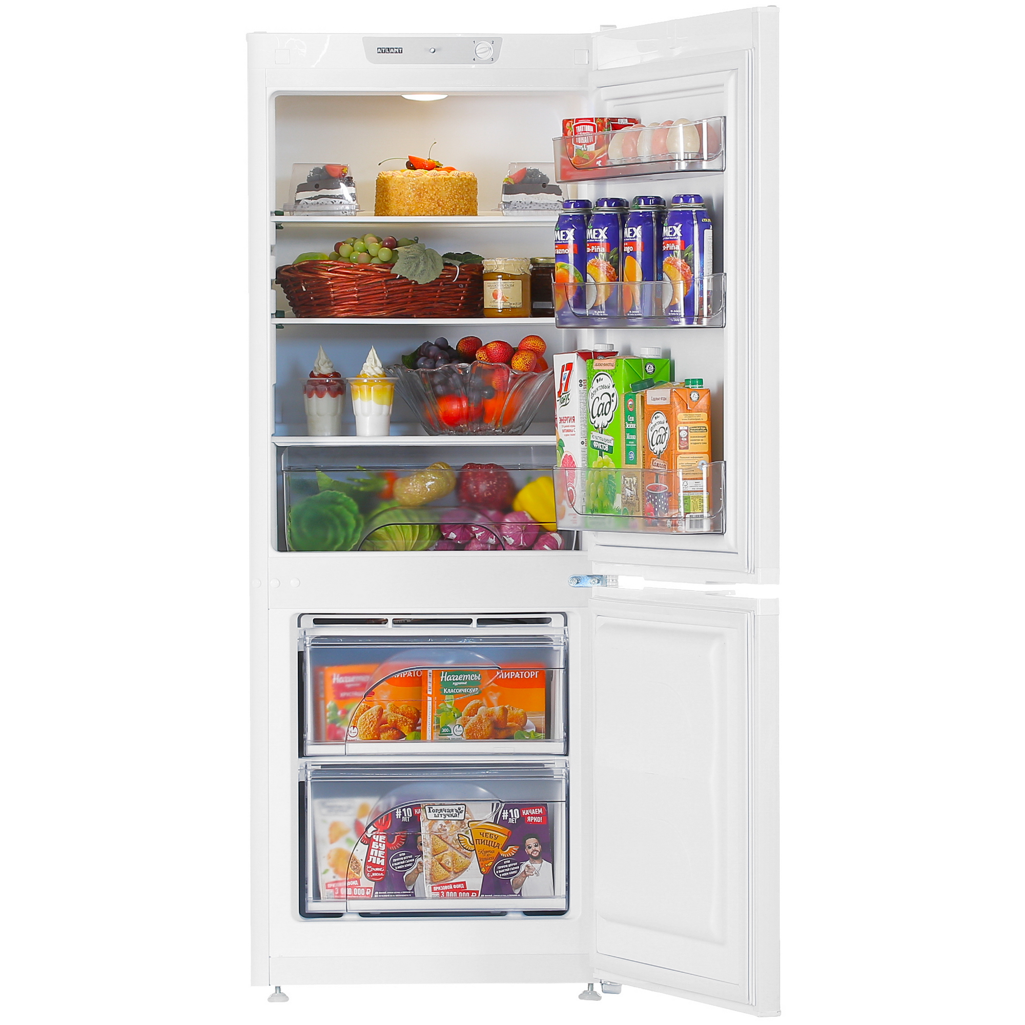 1009468 Холодильник с морозильником   ATLANT ХМ-4208-000 белый STDN-0055688 - Вид №5
