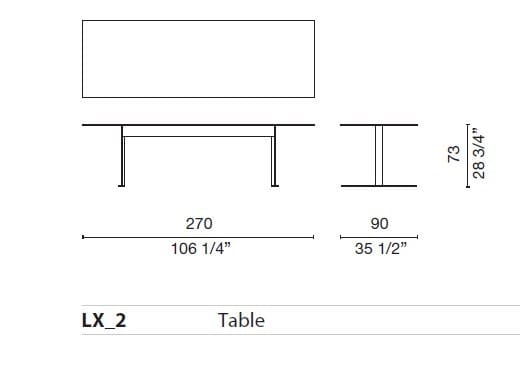Стол CAPPELLINI Луксор ARCH-00095384 - Вид №4