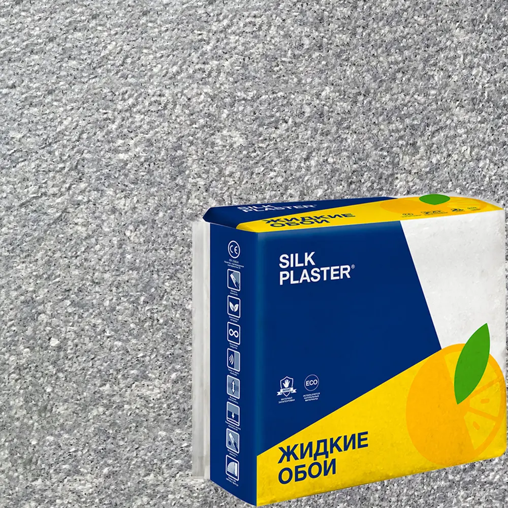 82736047 Жидкие обои Silk Plaster Absolute А252 1.375 кг цвет серый STLM-0035074