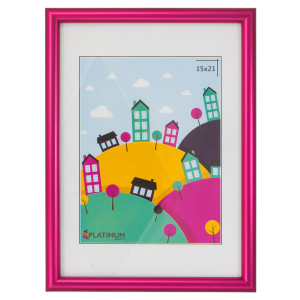 90348350 Рамка PPM15x21, 15x21 см, пластик, цвет темная вишня Палитра STLM-0195334 PLATINUM