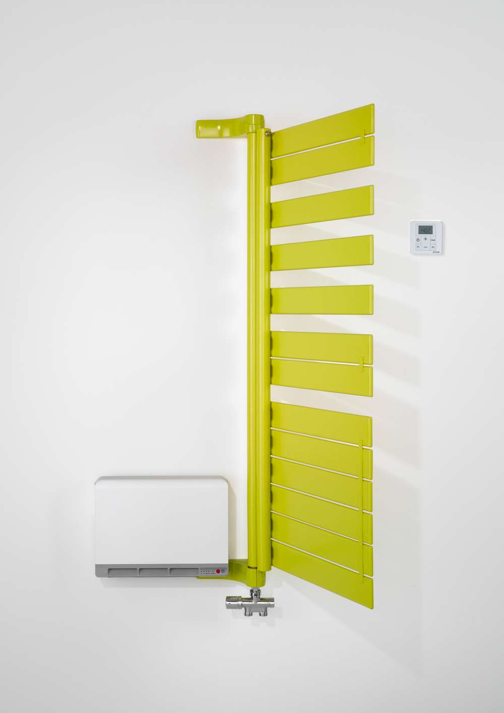 Водяной радиатор XRL128-055IFS Régate Twist +Air, pivot à gauche (Avec soufflant) Acova 1280  - Вид №2