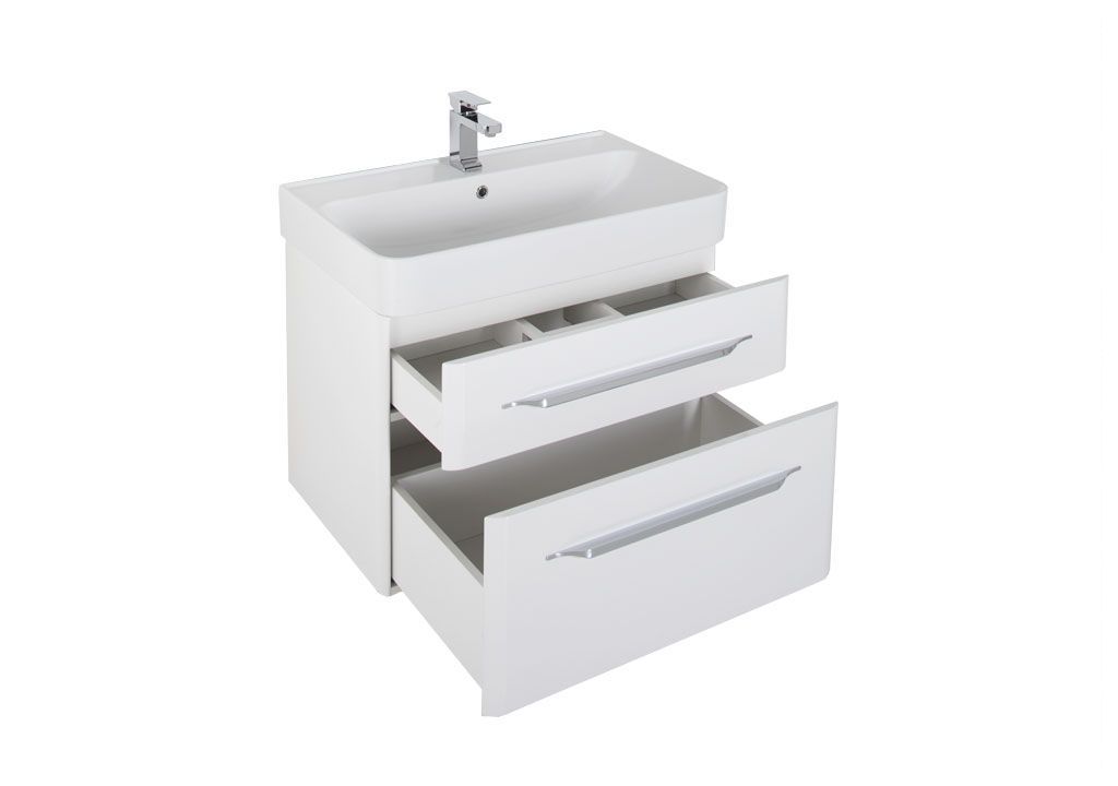 Тумба с раковиной Aquanet Виченца 80 белый 0019696300196344 - Вид №3