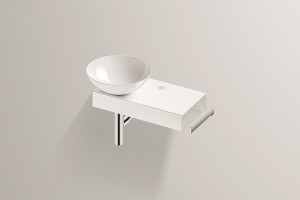 0613001000 Умывальник с тумбой, set.wp.pn1, белая, proshield, глазурованная, белый Alape серия PN (Piccolo Novo)