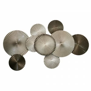 Панно декоративное настенное из дерева 90х160 см шампань c темно-коричневым Brown Champage EVENHOME  00-3878811 Бежевый;коричневый