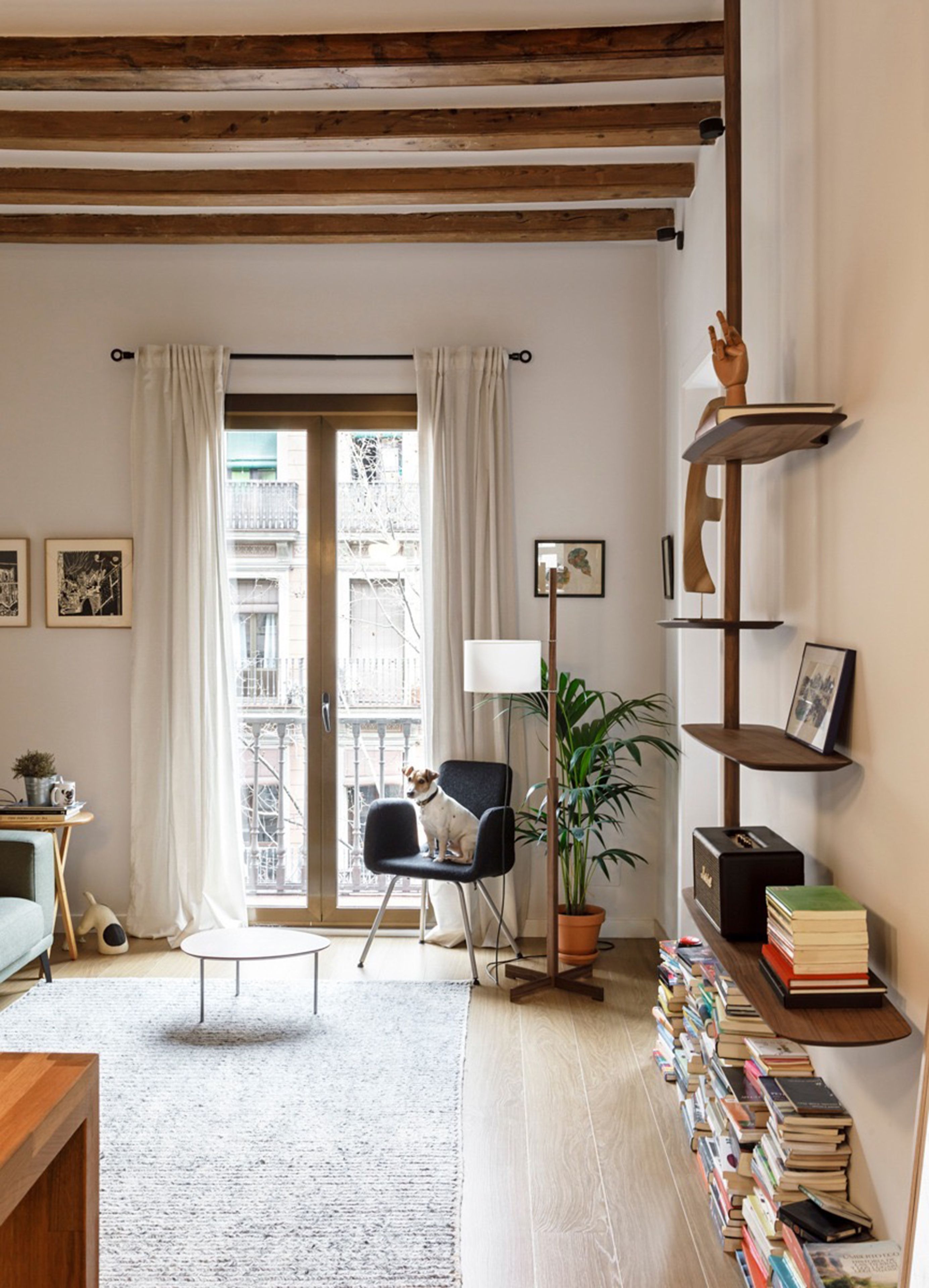 Модульная потолочная полка из шпона NOMON уникальная ARCH-00047381 - Вид №5