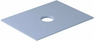 Ceramic shelf with SX-DX hole (reversible) 61x46 Синий 2050ON GALASSIA Tabulae