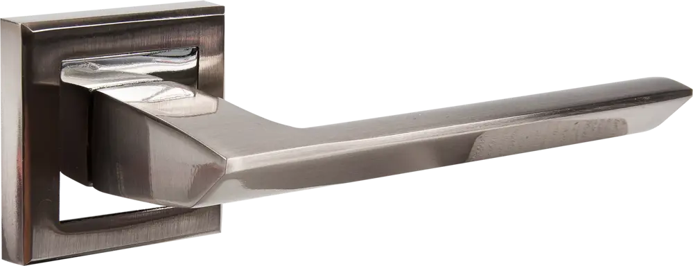 82492258 Дверная ручка Punto Blade QL SN/CP, без запирания, комплект, цвет матовый никель/хром STLM-0028505