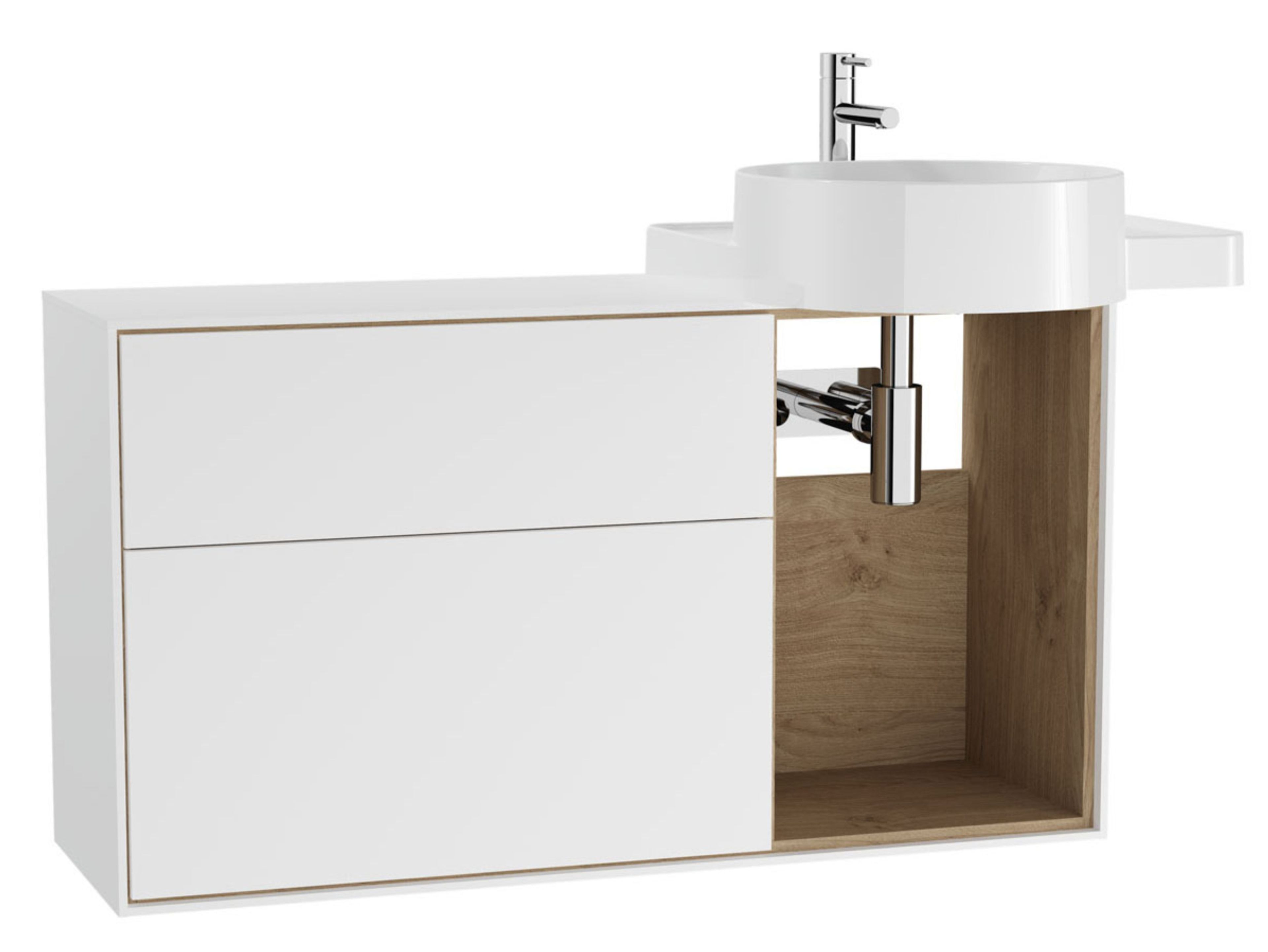Деревянный подвесной умывальник с ящиками VitrA Bathrooms Voyage ARCH-00129056 - Вид №1
