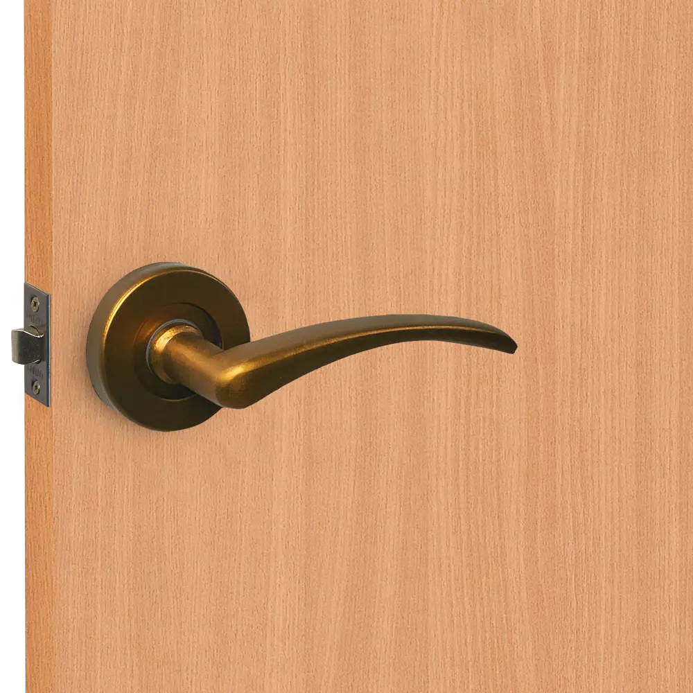 Дверные ручки Punto R.H50.015 без запирания цвет бронза STLM-2094128 - Вид №5