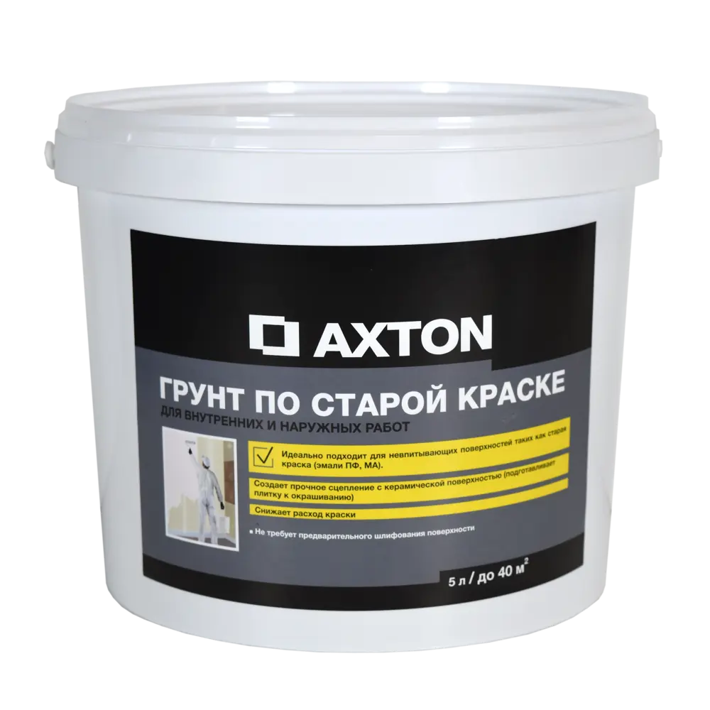 Грунт Axton для сложных поверхностей с остатками краски 5 л 81951450 STLM-0014759