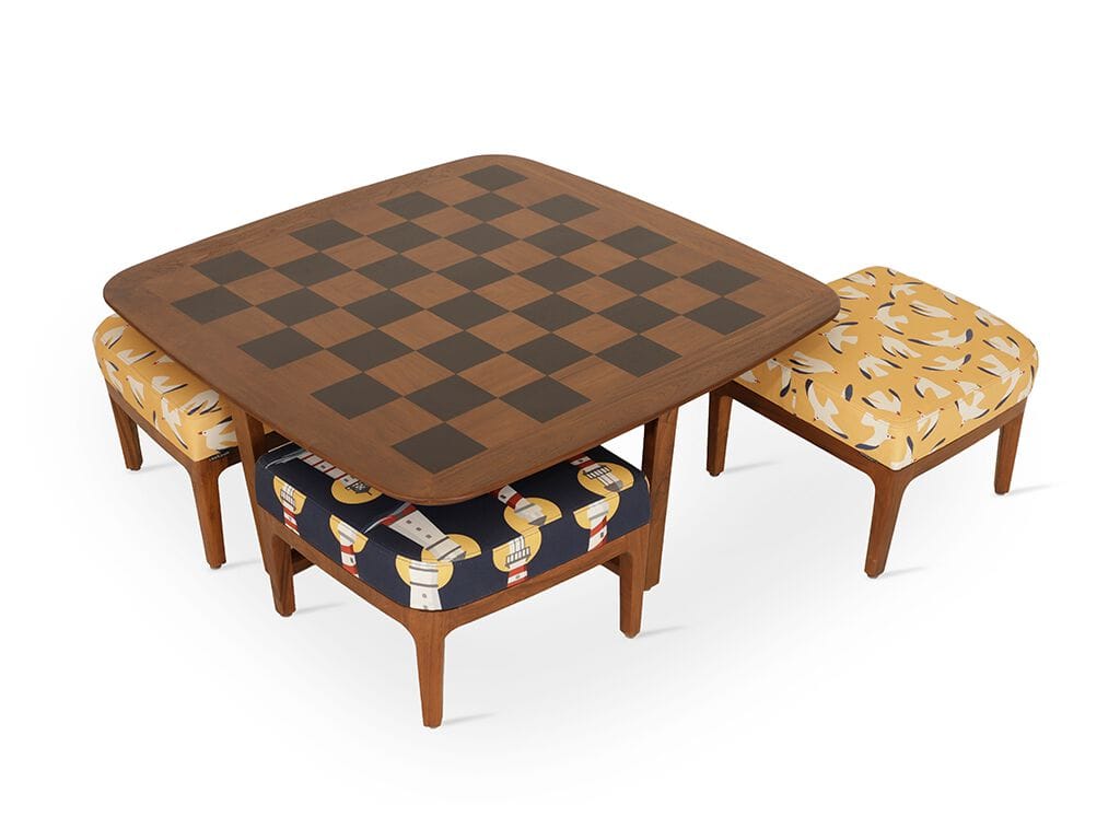 Деревянный шахматный стол Alankaram KIOTA ARCH-00058182