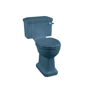 Burlington Bespoke Стандартный закрытый унитаз Alaska Blue Standard на заказ с бачком с рычагом 520 P5 BLUE C1 BLUE