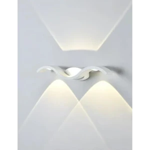 91637277 Настенный светильник светодиодный влагозащищенный Flylight Ufowh6500 холодный белый (голубой) свет цвет белый STLM-1358670