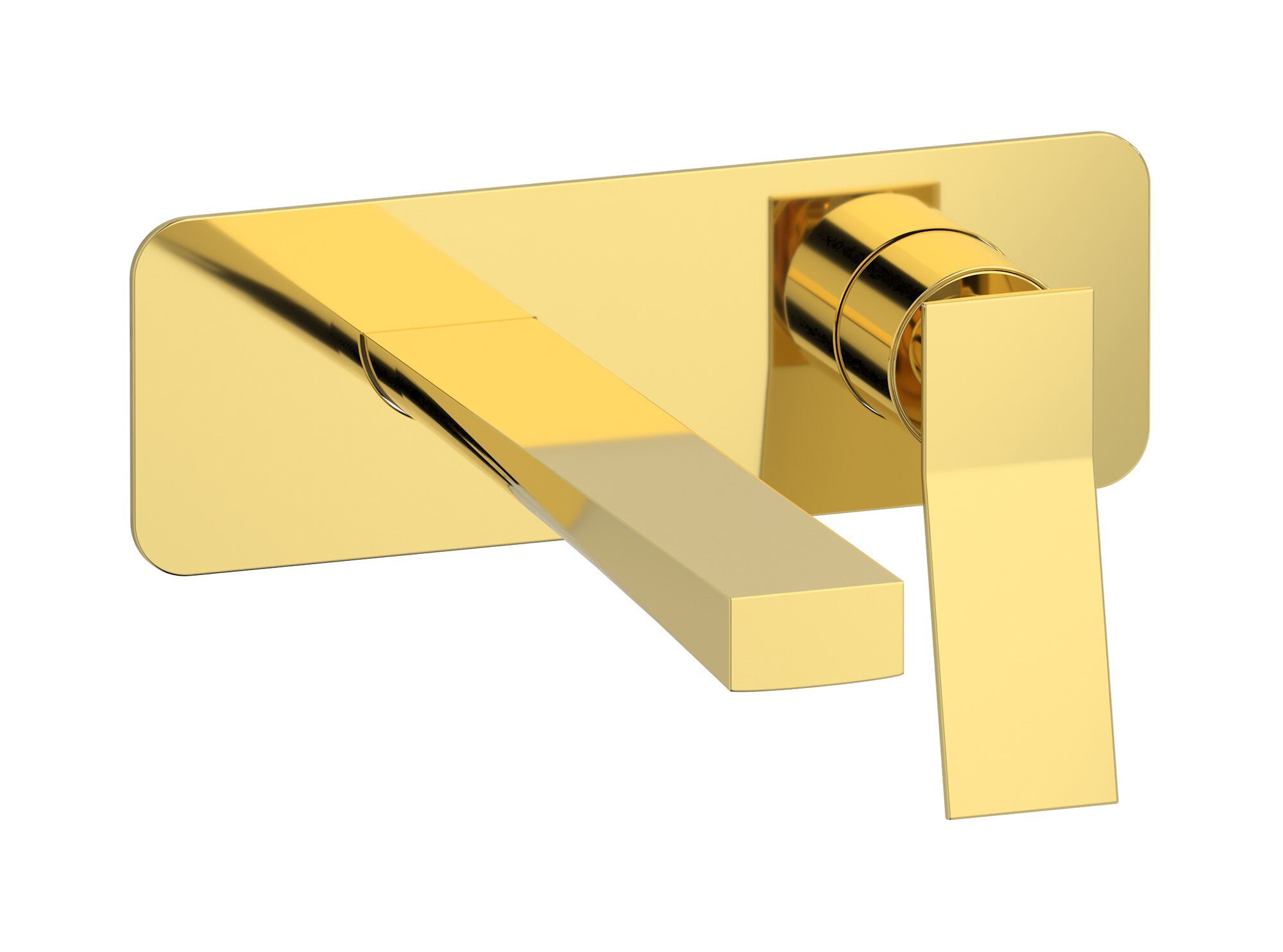 Настенный смеситель для раковины с 2 отверстиями и автоматическим сливом IB Wave ARCH-00099953 - Вид №3