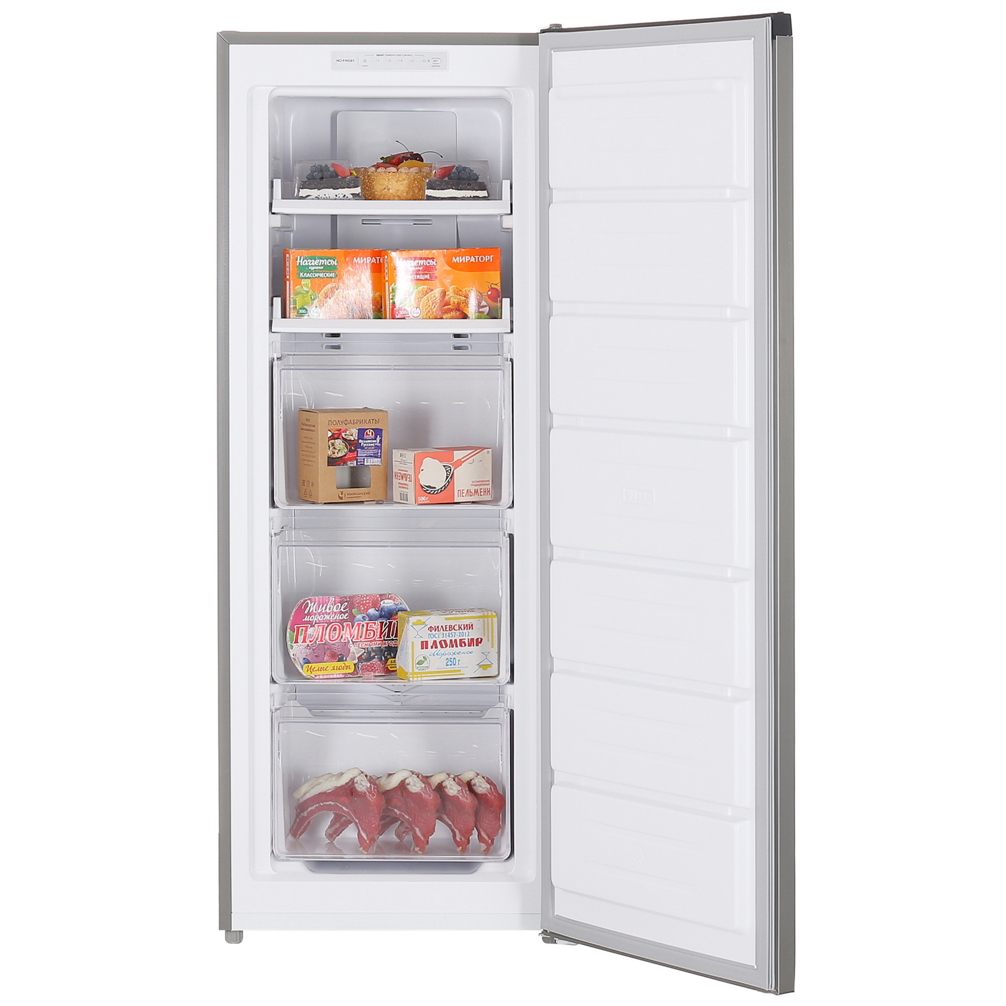 5408411 Морозильный шкаф  DEXP F4-16AHA серебристый STDN-0056672 - Вид №5