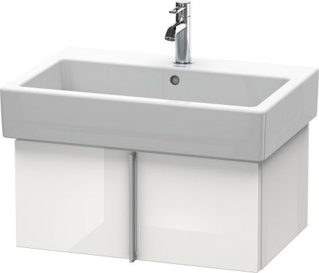 VE610504747 Vero Тумбочка подвесная Каменно-синий глянцевый лак Duravit - Вид №2