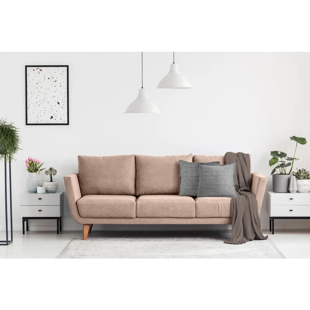 Подушка «Джини» 43x43 см цвет серый LINEN WAY STLM-2102034 - Вид №3