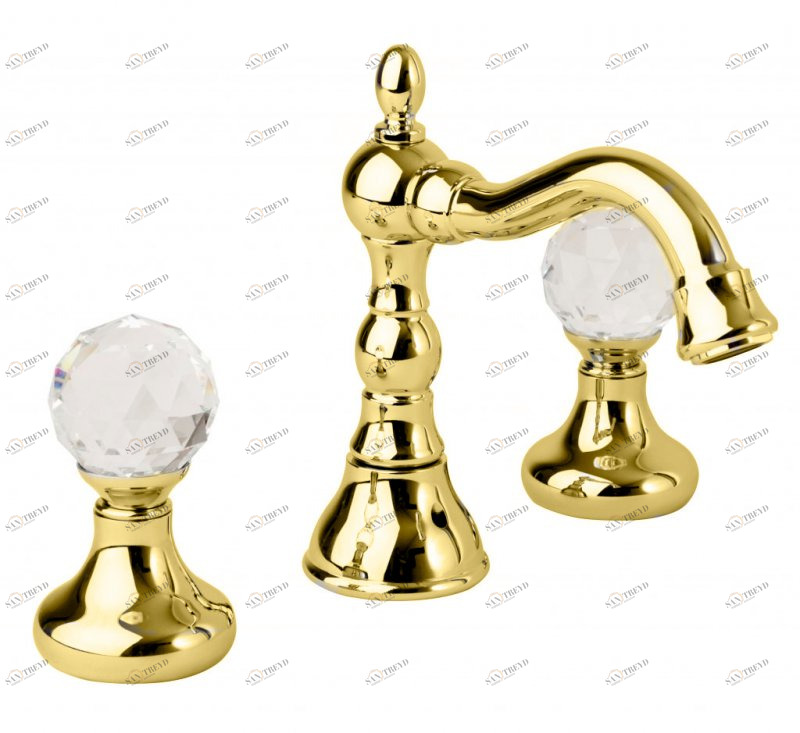 Смеситель для раковины на три отверстия CEZARES ATLANTIS-BLS2-03/24-Sw/M