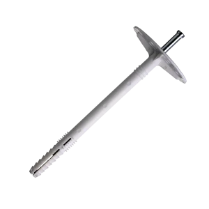 Дюбель для изоляции 10x300 мм с гвоздем полиэтилен/металл цвет белый 250 шт.