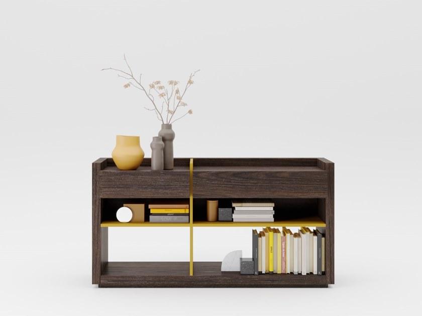 PROF Прямоугольная деревянная консоль с ящиками Sessanta sun-id-1471888 - Вид №3