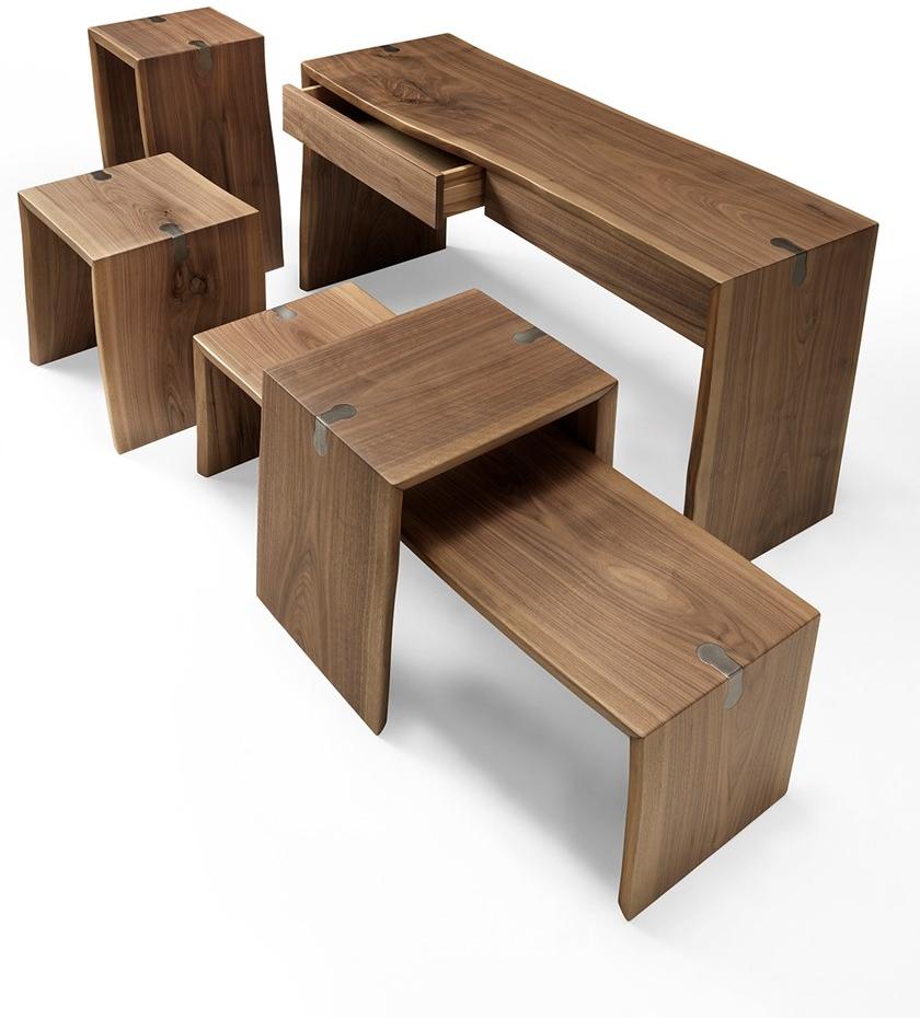 Arte Brotto Консоль из орехового дерева с ящиками Vero L1022/140c - Вид №3